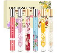 Coffret cadeau de parfum de luxe pour femme | 6 x 35 ml Eau de toilette | Collection Mini parfum longue durée | Parfums pour femme | Tailles de voyage | Idée cadeau pour femme pour la Saint-Valentin