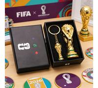 Coffret cadeau de porte-clés de la Coupe du Monde FIFA 2026 États-Unis Canada Mexique, porte-clés de la Coupe du Monde, pendentif périphérique de football, accessoires de retour à l'école, ornement de