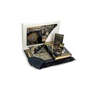 Coffret cadeau de prière islamique , ensemble de 7 pièces de luxe, coran, perles de prière, tapis de prière, bâton Miswak, odeur solide, chapeaux Kufi, Hacerul Esved, Ramadan, Eid, noir 4