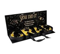 Coffret Cadeau De Remise De Diplôme 2026 - Boîte De Présentation En Carton En Forme De Lettre À Remplir Pour Cadeaux, Collations Et Fleurs | Pièce Maîtresse Décorative De Fête De Remise Des Diplômes P