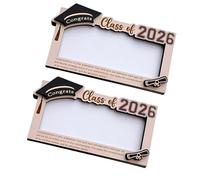 Coffret cadeau de remise de diplôme en bois comprenant une pince à billets, un portefeuille et un support pour photo pour l'obtention d'un diplôme - Ensemble de reliques de remise de diplôme