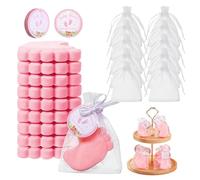 Coffret cadeau de savon fait à la main - Collection souvenir de fête en forme d'empreinte de pied | Cadeaux de retour d'invités appropriés pour fête de mariage, anniversaire