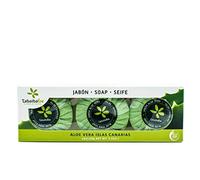 Coffret cadeau de trois comprimés de savon à l'Aloe Vera des Canaries 3X100gr Tabaibaloe