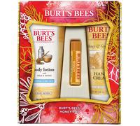Coffret cadeau des fêtes Burt's Bees Honey Pot : 3 produits de soin au miel : lait pour le corps au lait et au miel, crème pour les mains au miel