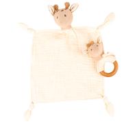 Coffret Cadeau Doudou Et Hochet Girafe Beige TU