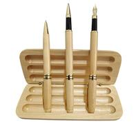 Coffret cadeau en bois de calligraphie avec pointe en métal pour écrire au quotidien, prendre des notes, journal intime, organiseur de bureau décoratif en érable