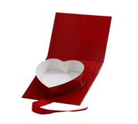 Coffret cadeau en forme de cœur à remplir for la Saint-Valentin, je t'aime, boîtes friandises for for bonbons Pour Les Fêtes,Les Anniversaires(Red)