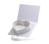 Coffret cadeau en forme de cœur à remplir for la Saint-Valentin, je t'aime, boîtes friandises for for bonbons Pour Les Fêtes,Les Anniversaires(White)