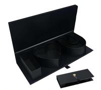 Coffret cadeau en forme de cœur avec inscription « I Love You » - Élégant coffret cadeau rouge avec inscription « I Love U » - Parfait pour la Saint-Valentin, un anniversaire ou des occasions