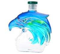 Coffret cadeau en verre pour homme - Décanteurs de vin créatifs - Bouteille décorative pour collection de vin, liqueur, maison, fêtes, mariages