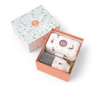 Coffret cadeau enfants lunch box compartimentée Tresor cannelle Fox 800ml Monbento