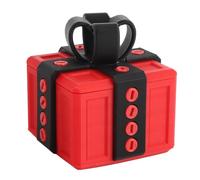 Coffret cadeau ennuyeux avec vis Nouveauté Boîte cadeau imprimée en 3D amusante pour ranger des jouets Décorations de Noël Matériau PLA premium 8x7 cm 3,15x2,76 pouces (Rouge noir)