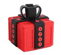 Coffret cadeau ennuyeux, coffret cadeau surprise avec vis, conteneur cadeau amusant imprimé en 3D pour ranger jouets, décorations de vacances, amis (Rouge Noir)