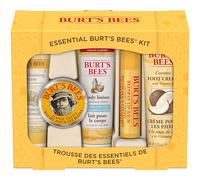 Coffret Cadeau Essentiel Burt’s Bees, 5 produits de voyage - Crème nettoyante en profondeur, Baume pour les mains, Lotion pour le corps, Crème pour les pieds et Baume à lèvres