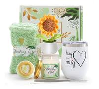 Coffret Cadeau Femme Gobelet d’Accolade Positif Anniversaire 30-70 ans Pour Maman, Amies, Soeur, Collègues - Vert