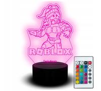 Coffret Cadeau Figurine Roblox Robux Avec Veilleuse Led Pour Enfants