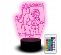 Coffret Cadeau Figurine Roblox Robux Avec Veilleuse Led Pour Enfants