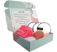 Coffret Cadeau Fille Beauté Spa Démaquillage Bio "Notre Fille" Message Personnalisé - Set 7 Produits Lavables Réutilisables - Idée Cadeau Anniversaire Noël Papa Maman