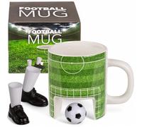 Coffret Cadeau Football - Tasse en Céramique avec Mini Ballon et Chaussures - Tasse à Café