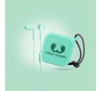 Coffret cadeau Fresh'n Rebel Vibe & Pebble Gingerbread. Chocolat de qualité supérieure avec du poivre pour les amateurs de musique. Dimensions : L : 15,4 cm, l : 16,4 cm, H : 3,5 cm.
