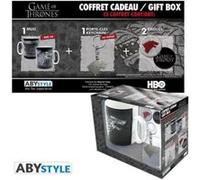 Coffret cadeau games of thrones : mug, porte-clés et badges aby style G