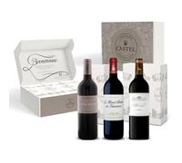 Coffret Cadeau Grands Vins De Haut-Médoc : Closerie De Camensac. Haut Medoc De Giscours Et Griffe De Barreyres - 3x75cl