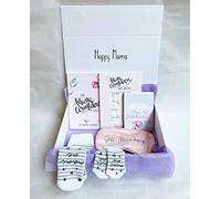 Coffret cadeau « Happy Mama » - Le cadeau pour les femmes enceintes, cadeau de grossesse, 5 cadeaux pour maman