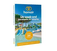 Coffret cadeau - Homair - Week-end camping - 2 à 6 personnes - Valable 18 mois