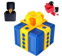 Coffret Cadeau Humoristique Adulte,Boîte à Surprise Farce et Attrape 3D,Figurine Doigt d'honneur Inutile et Décalée pour Anniversaire,Coffrets Surprise pour Noël,Fêtes (B)