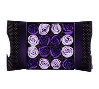 Coffret Cadeau innovant en Forme de Rose PE pour Anniversaire, Mariage, Saint-Valentin (Changement Violet)