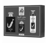 Coffret cadeau Ishq Al Shuyukh Silver (3 pièces) - Lattafa Pride