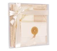Coffret cadeau islamique, tapis de prière en velours, perles de prière, écharpe et livre de Yaseen, cadeaux parfaits pour la famille et l'Aïd, beige#a, 120 x 65 cm