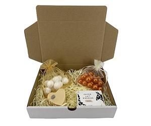 Coffret Cadeau kidparadise - Coffret Savon Coco - 10 perles de Bain Vanille - 10 boules effervescentes Coco
