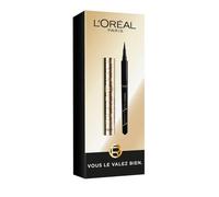 L'Oréal Paris - Coffret Cadeau - Mascara Panorama et Eyeliner Perfect Slim - Regard Panoramique - Résultat Intense Longue Tenue - Tailles Réelles