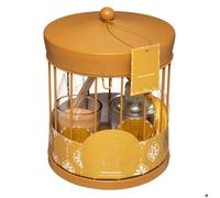 Coffret cadeau ""Manège Folk"" cage D13cm - Atmosphera createur d'interieur - Marron