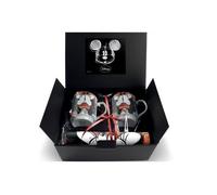 Egan service Porcelaine 2 mugs empilables Mickey avec 2 sets de table 350ml