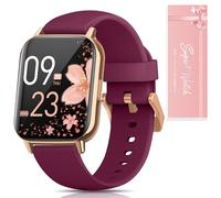 【Coffret Cadeau】Montre Connectée Femme, 1.83'' HD Smartwatch avec Appels Fonction Féminine/Fréquence Cardiaque/Sommeil/SpO2 IP68, 113+ Modes Sportifs Montre Connectée Podomètre iOS Android Violet