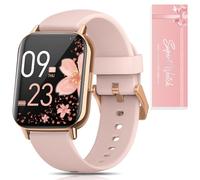 【Coffret Cadeau】Montre Connectée Femme, 1.83'' HD Smartwatch avec Appels Fonction Féminine/Fréquence Cardiaque/Sommeil/SpO2 IP68, 113+ Modes Sportifs Montre Connectée Podomètre iOS Android Rose