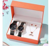 Coffret Cadeau Montre Couple Femme Homme nouveau 2021 Mode - cadeau Noel Anniversaire Saint Valentin Souvenir