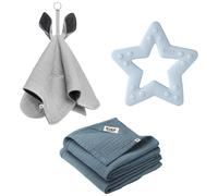 BIBS Baby Gift Set Medium coffret cadeau pour bébés Baby Blue 3+ months