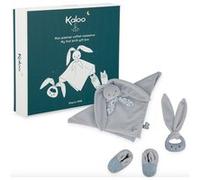 Coffret cadeau naissance lapinoo bleu Vert G