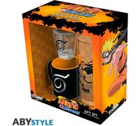 Coffret cadeau Naruto Shippuden (verre à boire, tasse & tasse à expresso)
