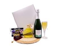 Coffret cadeau NOEL Champagne Brut 75cl - Liqueur Aphrodisiaque au Safran 20cl
