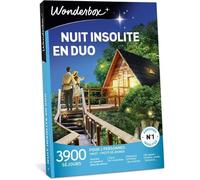 Wonderbox - Insolite - Nuit en Duo - Coffret Cadeau - Idée Cadeau Séjours