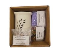 Coffret cadeau « Pâques » - Brindilles d'encens branche de la paix - 3 x 20 g - Mélange byzantin de Pâques pontifical et sacré - Avec disque en métal et passoire - Boîte cadeau de qualité supérieure