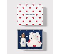 Coffret cadeau Parfum bébé 50ml & doudou coeur Petit Bateau - blanc - Taille taille unique TU blanc/blanc