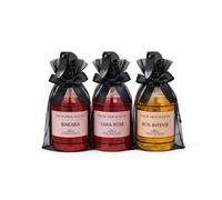 Coffret Cadeau Parfum Intérieur & Textile - 3 Brumes Parfumées Luxe rouge sucré, Velour Rose & Bois Intense - Spray Maison & Linge, Ambiance Chic & Cocooning - Idée Cadeau Femme, Anniversaire, Noël