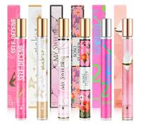 Coffret cadeau parfums haut gamme pour femmes-6 x 35 ml Eau de Parfum femme portable Huile Parfum longue durée Souligne votre charme