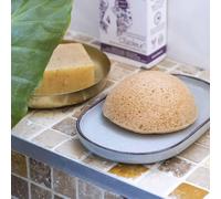 - Coffret Cadeau Peau Douce Et Eclatante 3 Soins Bio 1 Savon Cajoleur + 1 Lait Corps Bienfaiteur + 1 Éponge Konjac Vi Ma Bonne Fée - Naturel,France,Vegan,Compatible Grossesse Et Allaitement