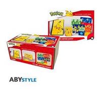 Coffret Cadeau - Pokemon - Pikachu - Mug 320ml + Acryl + Cartes Postales Blanc G